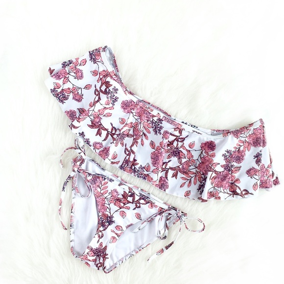 ASOS Other - Playful Promises | romantic roses ruffle bikini